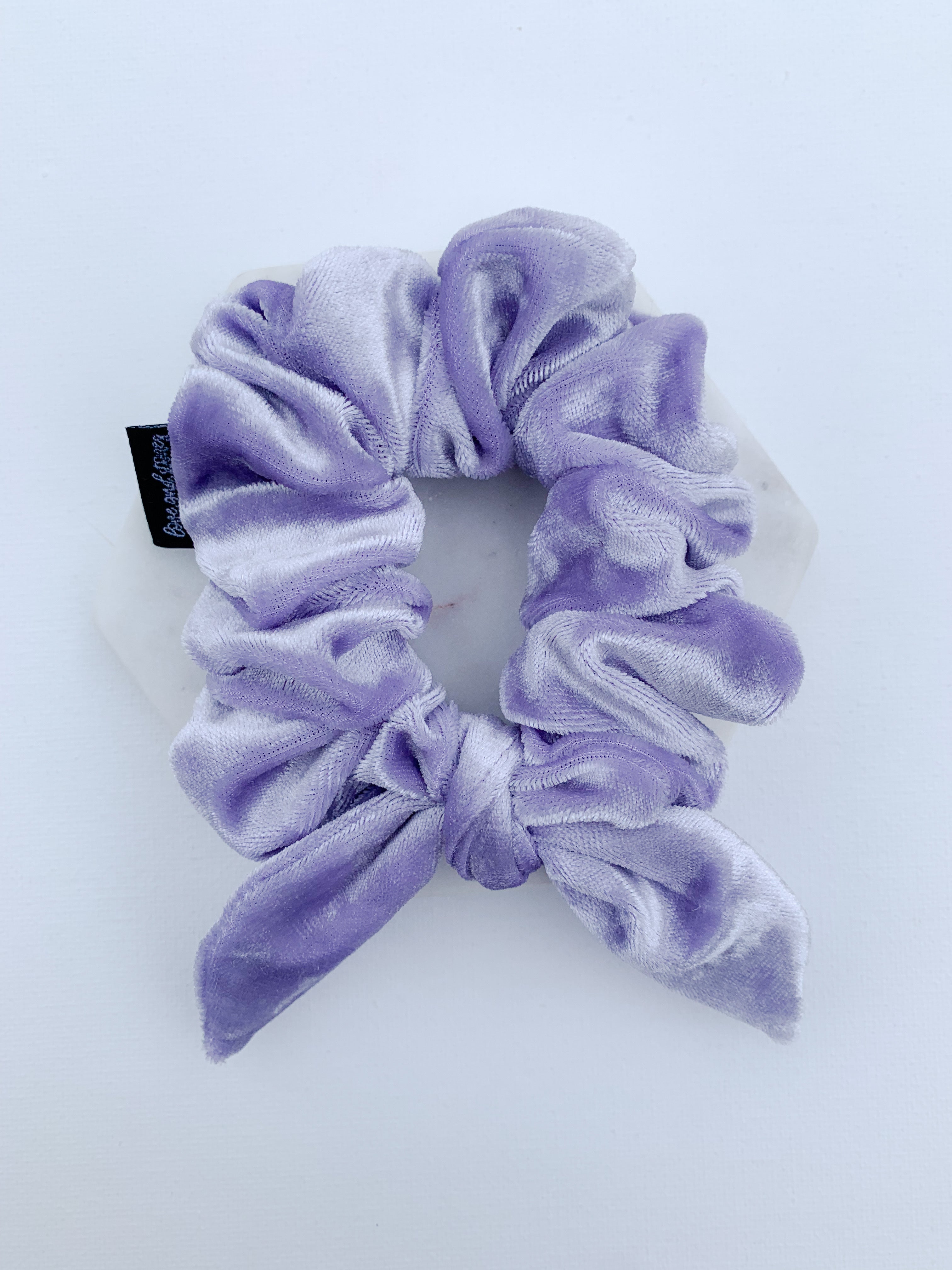 Mini bow scrunchies (various colours)