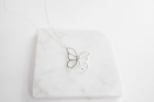 Big butterfly necklace
