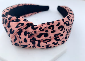 Piper leopard headbands (various colours)