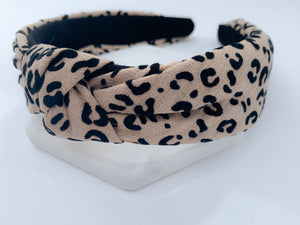 Piper leopard headbands (various colours)