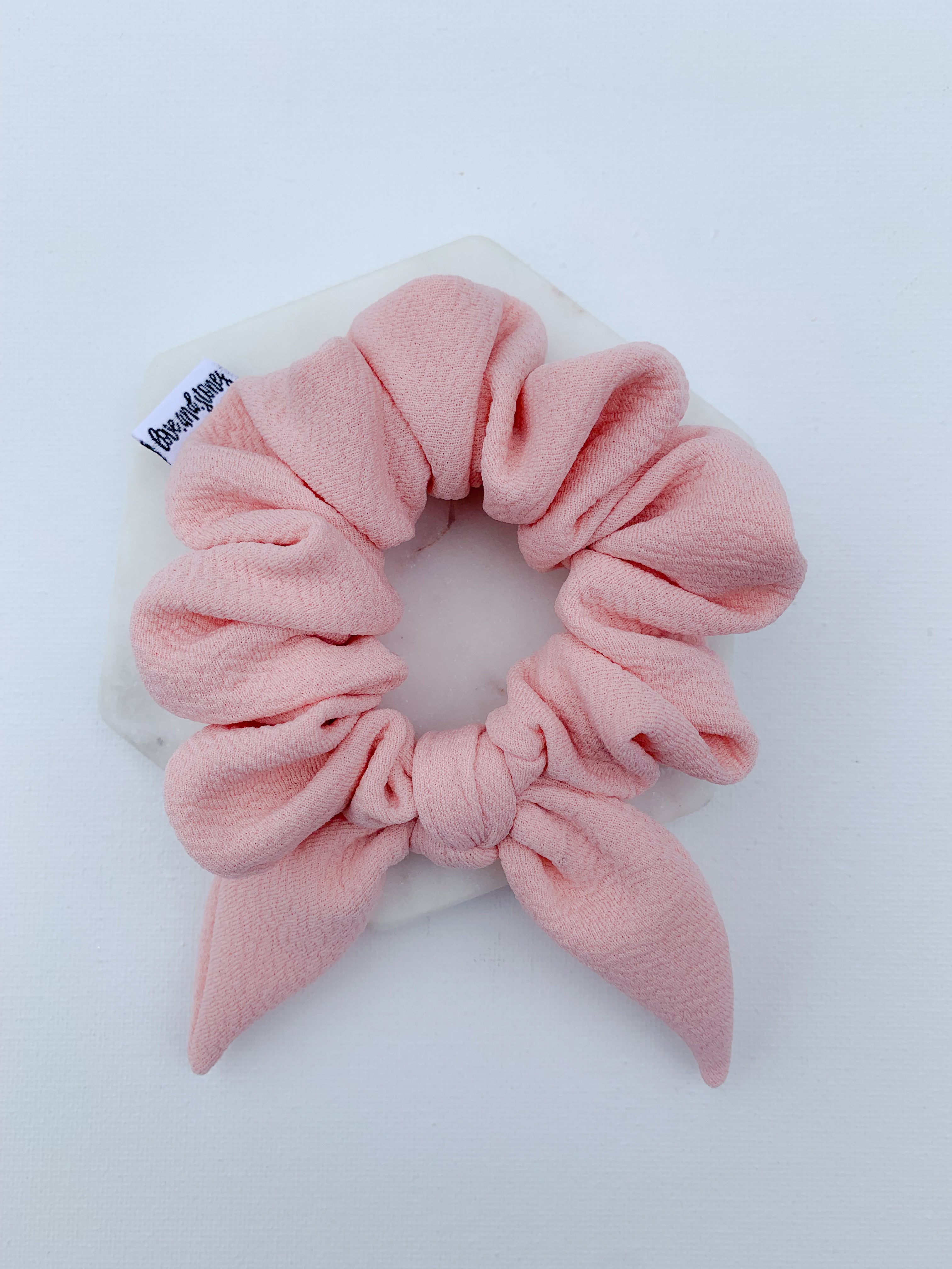 Mini bow scrunchies (various colours)